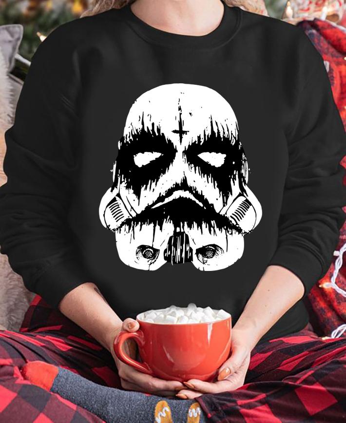 Black Metal Storm Trooper Star Wars t-shirt sweatshirt