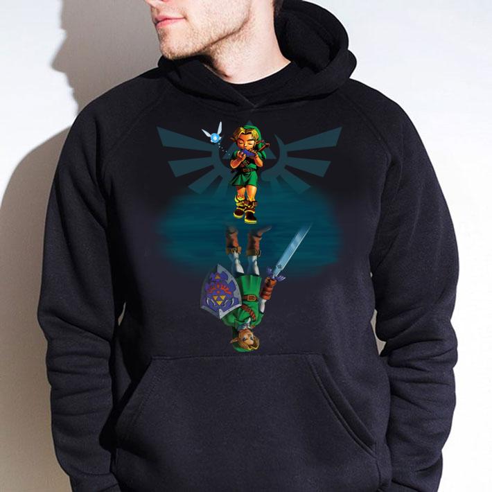 The Legend of Zelda reflection Link and Navi t-shirt hoodie