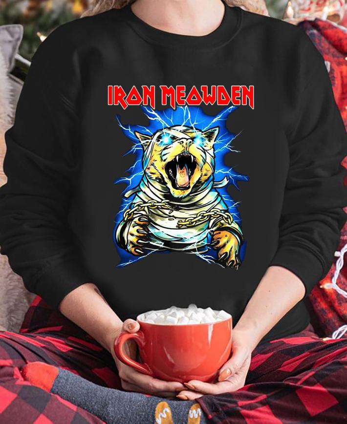 Iron Meowden Pawerslave t-shirt sweatshirt