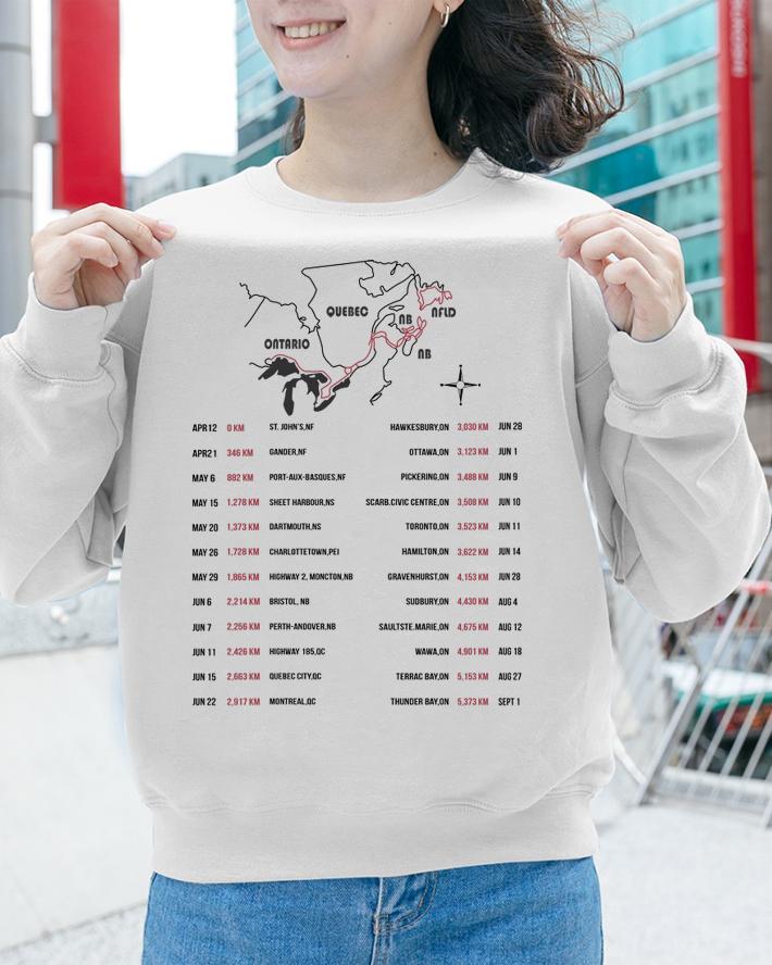 Adidas Terry Fox t-shirt sweatshirt