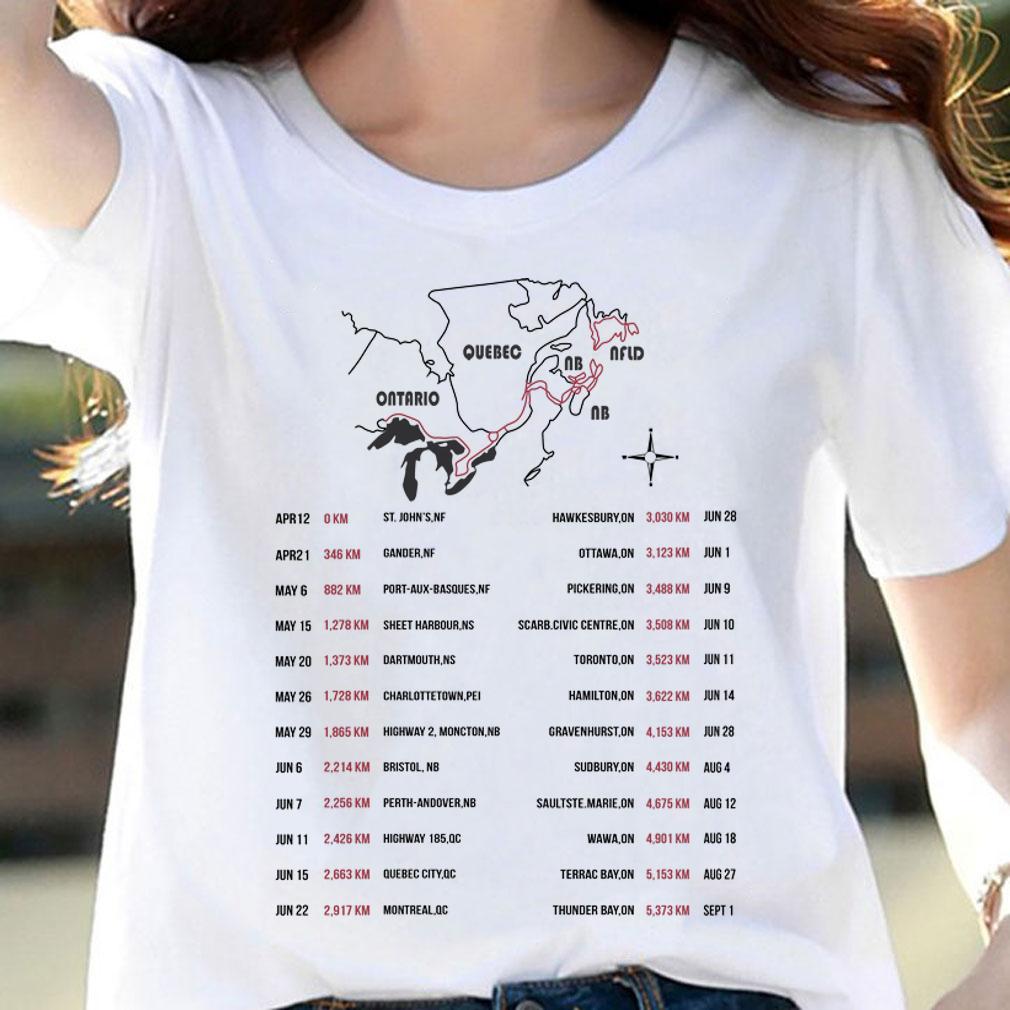 Adidas Terry Fox t-shirt woman shirt