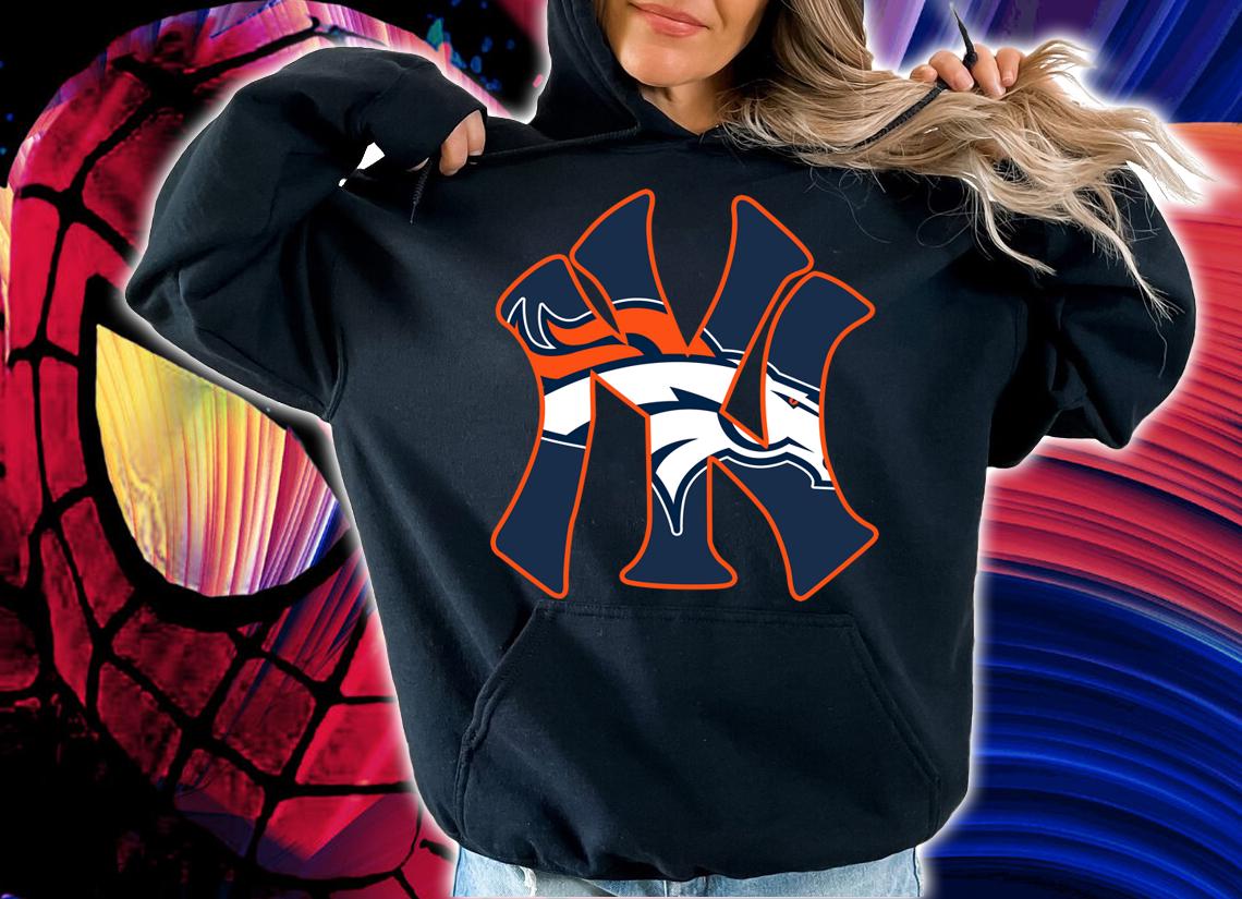 New York Yankees Inside Me Denver Broncos t-shirt hoodie