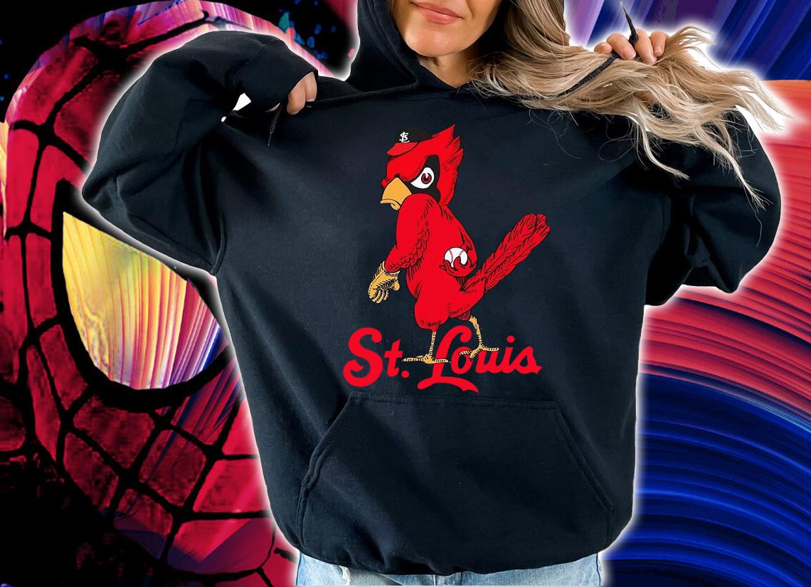 St. Louis Cardinals Fredbird Mascot t-shirt hoodie