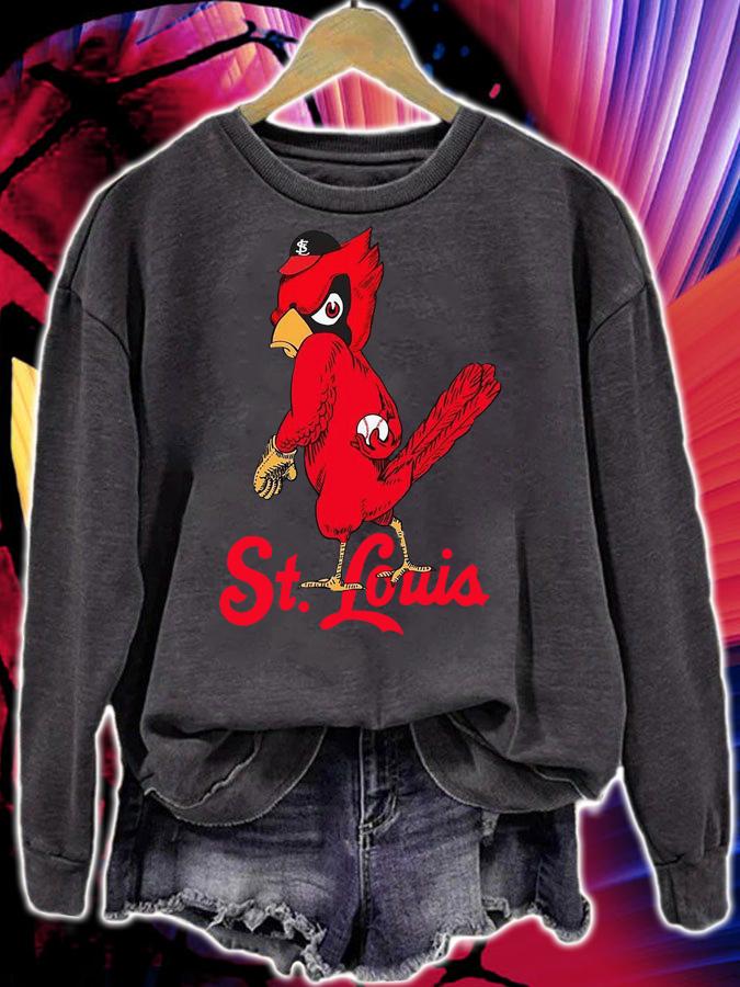 St. Louis Cardinals Fredbird Mascot t-shirt sweatshirt
