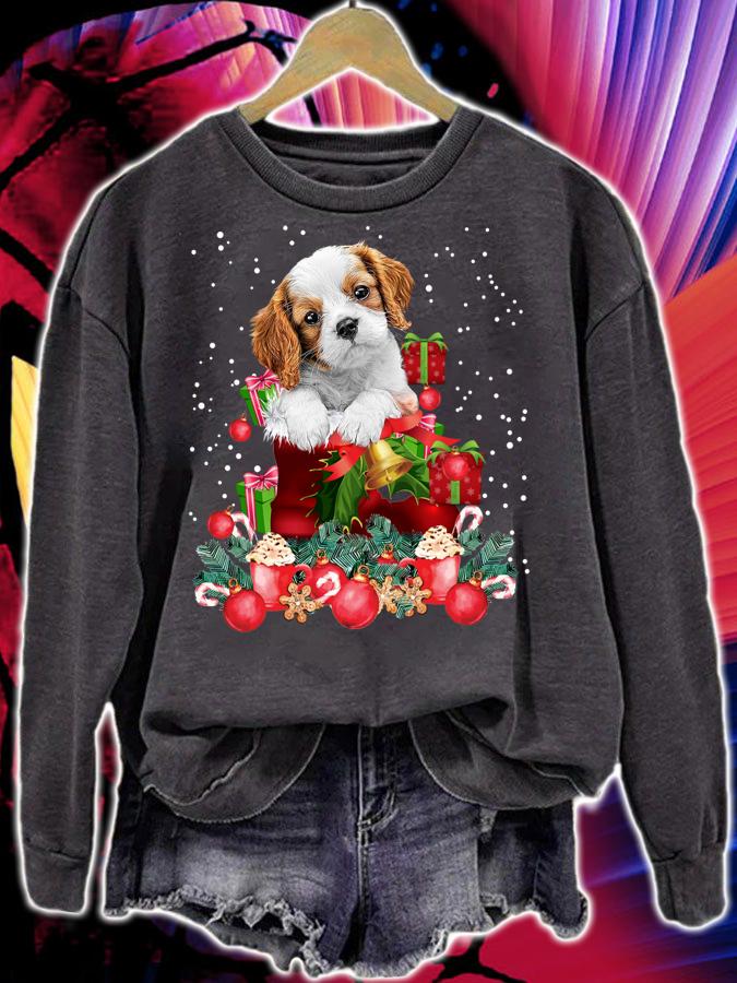 Cavalier King Charles Spaniel Gift Christmas t-shirt sweatshirt