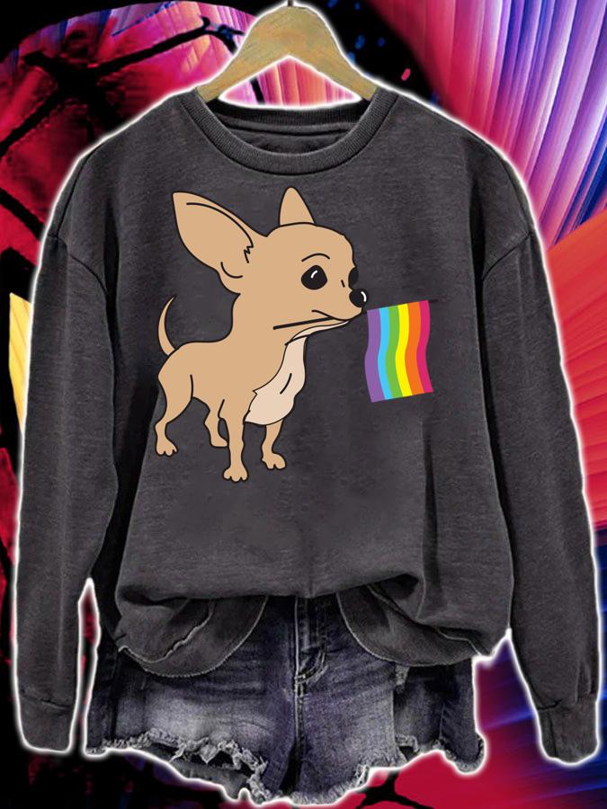 Lgbt Gay Pride Chihuahua Owner t-shirt sweatshirt