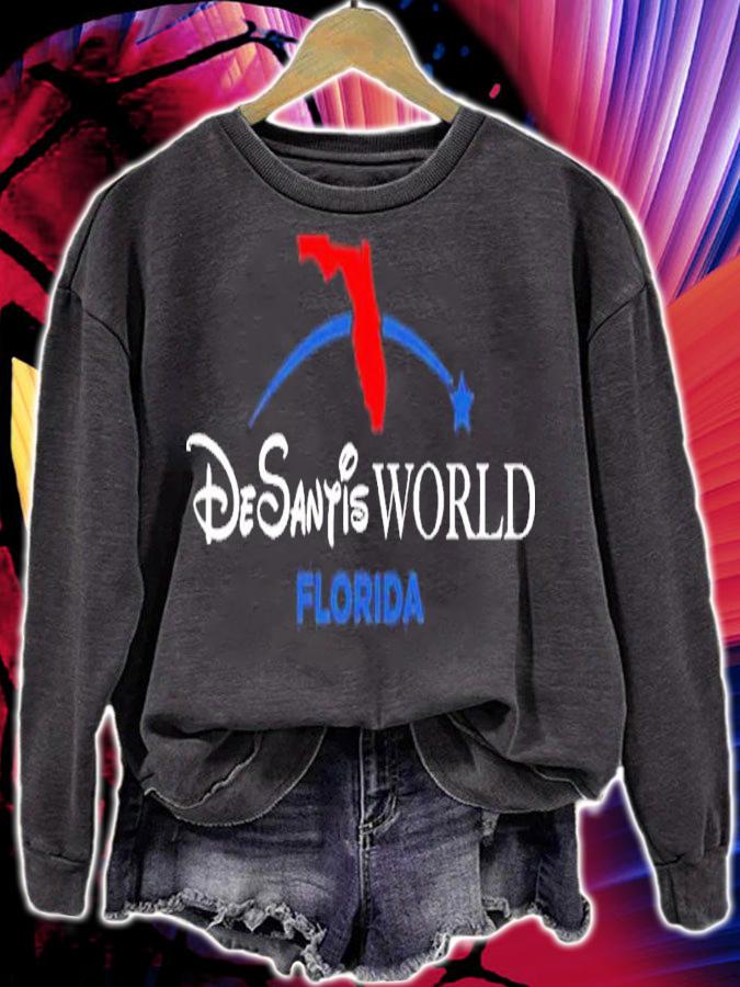 Desantis World Florida t-shirt sweatshirt