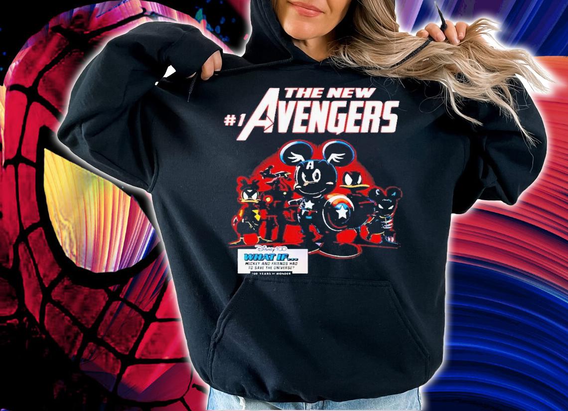 Disney characters the new #1 Avengers t-shirt hoodie