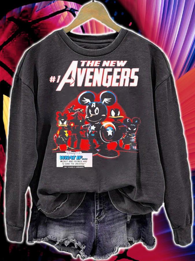 Disney characters the new #1 Avengers t-shirt sweatshirt
