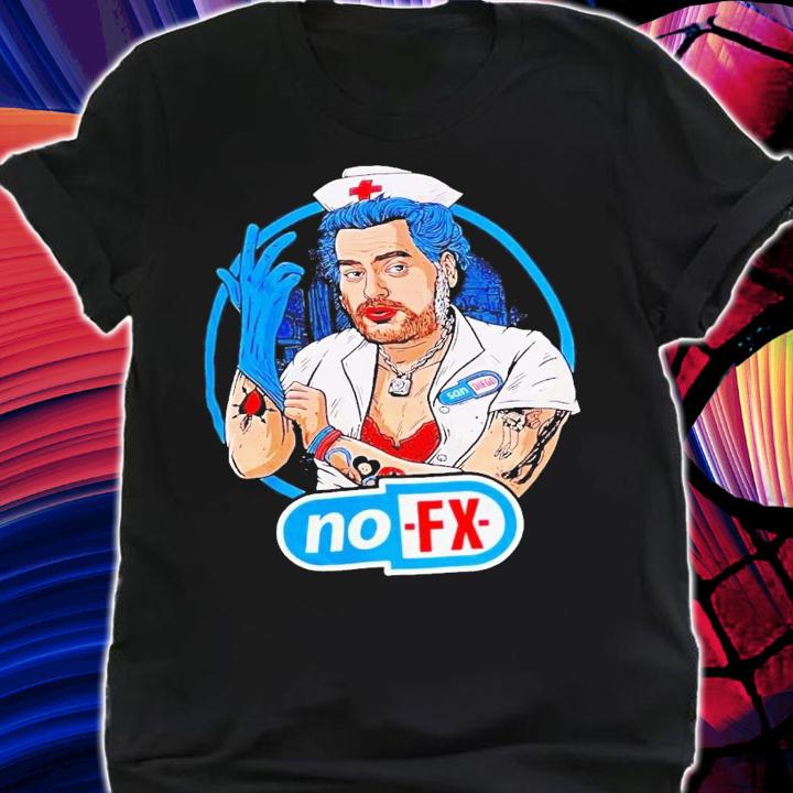 Fat Mike Fat Mike from NOFx doing a Janine Lindemulder t-shirt shirt