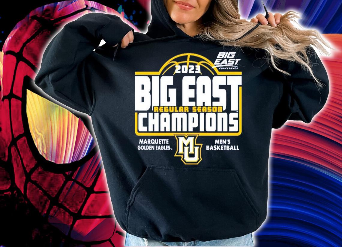 Big East Regular Season Champions Marquette Golden Eagles 2023 Shirt t-shirt hoodie