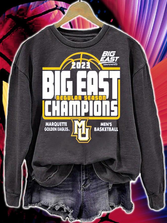 Big East Regular Season Champions Marquette Golden Eagles 2023 Shirt t-shirt sweatshirt