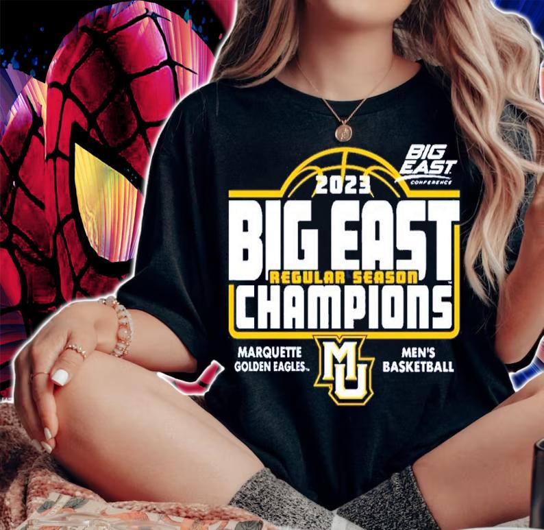 Big East Regular Season Champions Marquette Golden Eagles 2023 Shirt t-shirt woman shirt