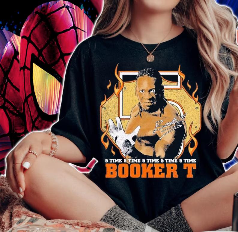 Booker T 5 Time shirt t-shirt woman shirt