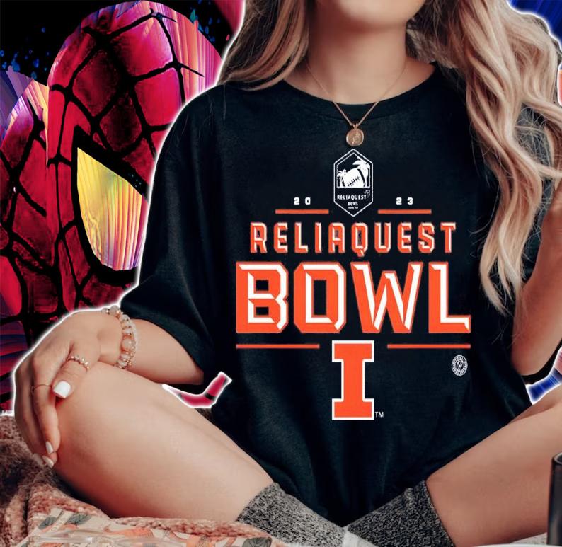 2023 Reliaquest Bowl Illinois Fighting Illini shirt t-shirt woman shirt