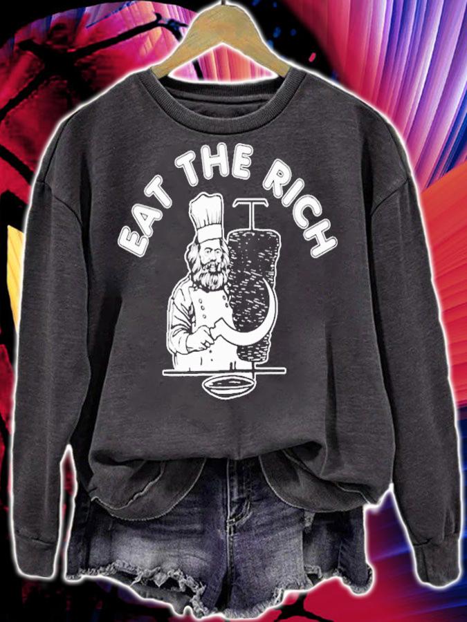 Brandsatz Bodo Eat The Rich Shirt t-shirt sweatshirt