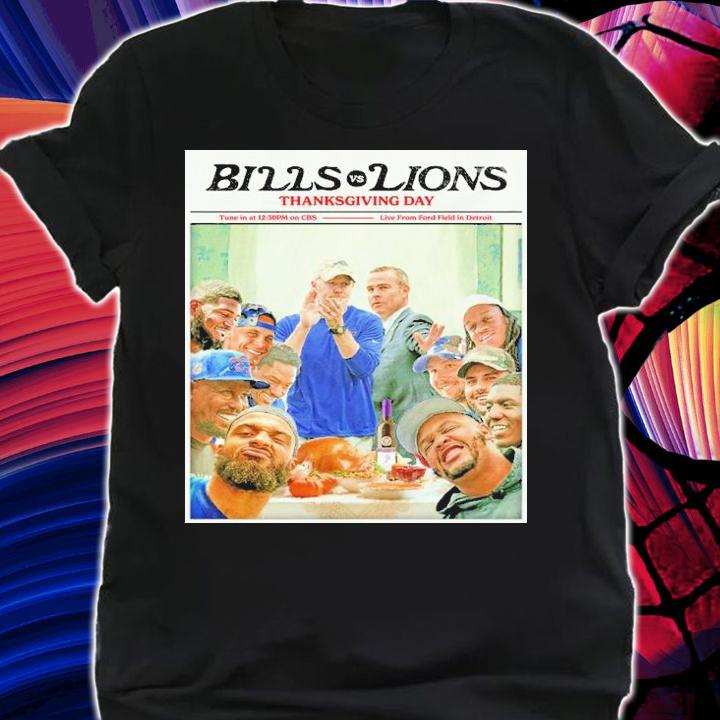 Buffalo Bills Bills Vs Lions Thanksgiving Day Shirt t-shirt shirt