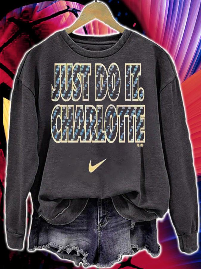 Charlotte Knights just do it Charlotte shirt t-shirt sweatshirt