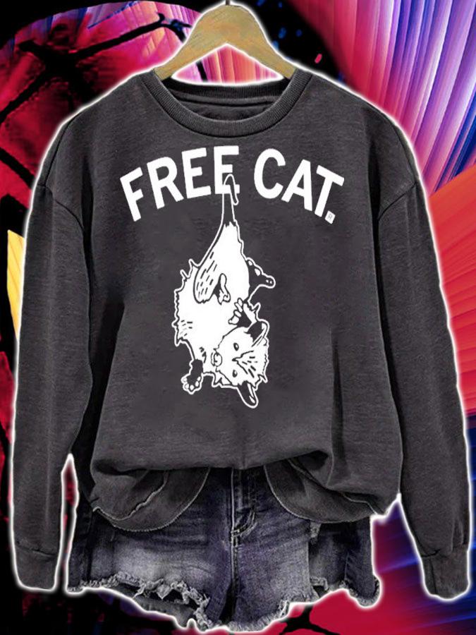 Free Cat Didelphis Virginiana Shirt t-shirt sweatshirt