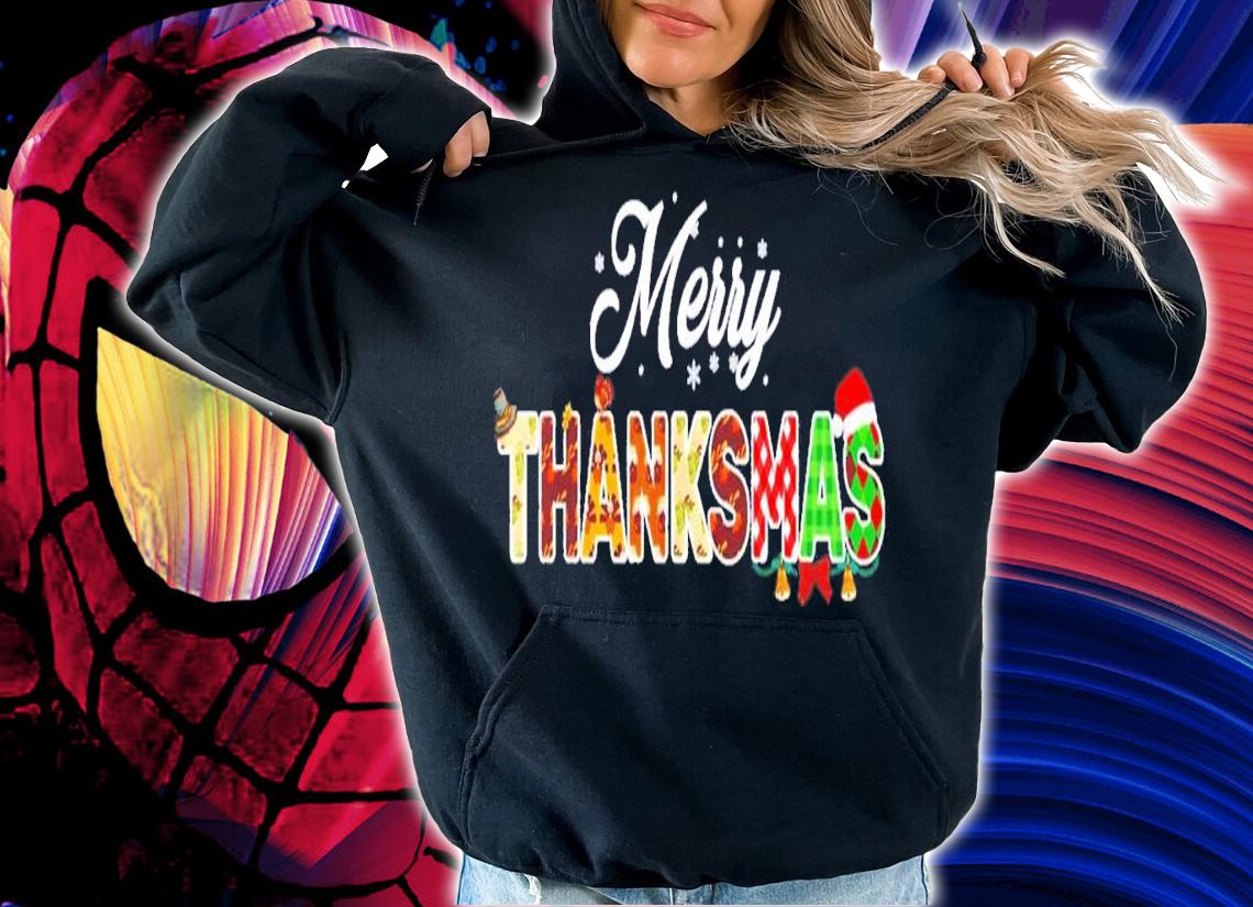 Funny Thanksmas 2022 Merry Thanksmas Thanksgiving Christmas T-Shirt t-shirt hoodie
