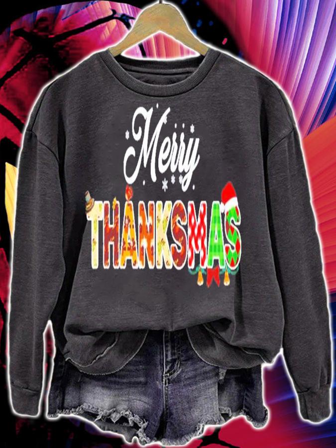 Funny Thanksmas 2022 Merry Thanksmas Thanksgiving Christmas T-Shirt t-shirt sweatshirt