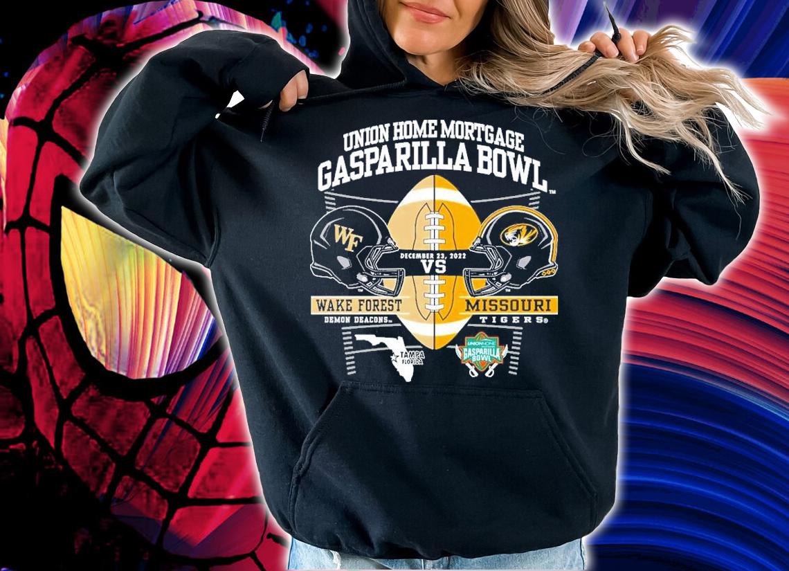Gasparilla Bowl Missouri Tigers Vs Wake Forest Demon Deacons 2022 Shirt t-shirt hoodie