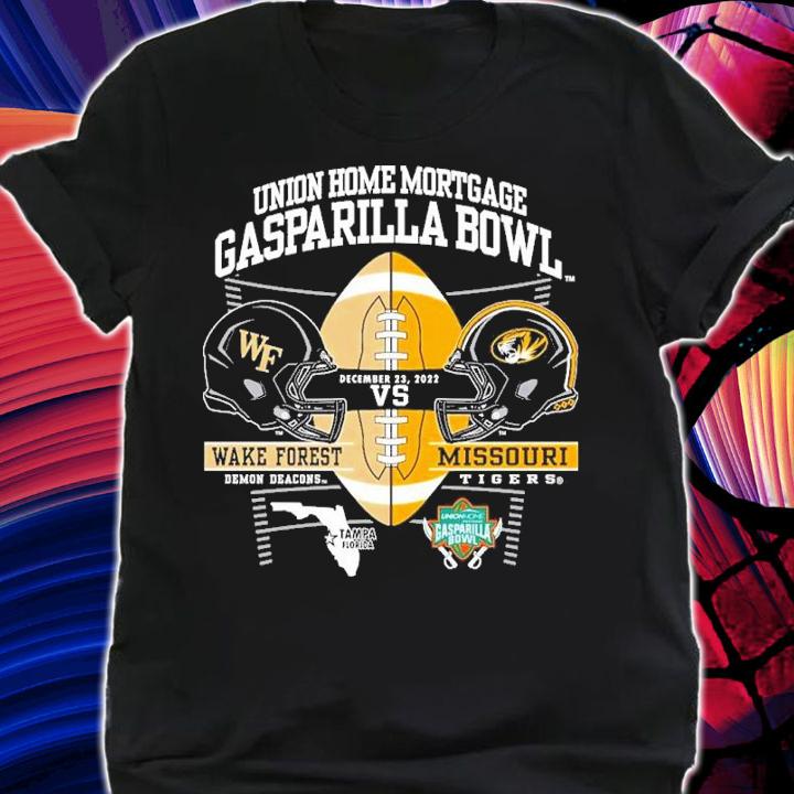 Gasparilla Bowl Missouri Tigers Vs Wake Forest Demon Deacons 2022 Shirt t-shirt shirt