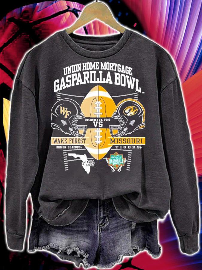 Gasparilla Bowl Missouri Tigers Vs Wake Forest Demon Deacons 2022 Shirt t-shirt sweatshirt