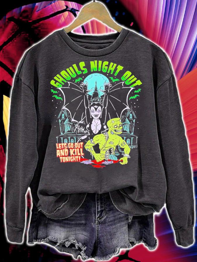 Ghouls Night Out Vampire Zombie shirt t-shirt sweatshirt