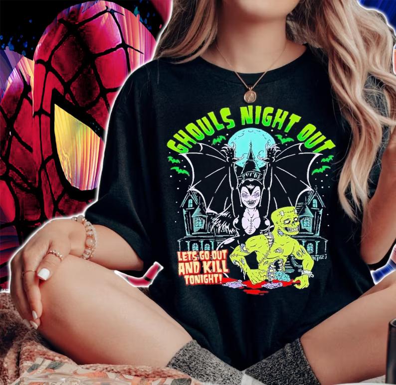 Ghouls Night Out Vampire Zombie shirt t-shirt woman shirt