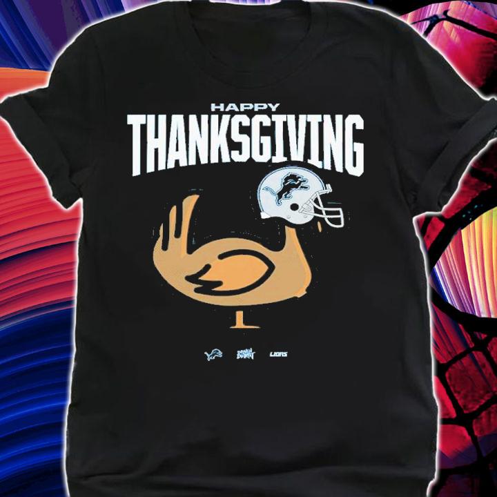 Gobble Detroit Lions Happy Thanksgiving Shirt t-shirt shirt