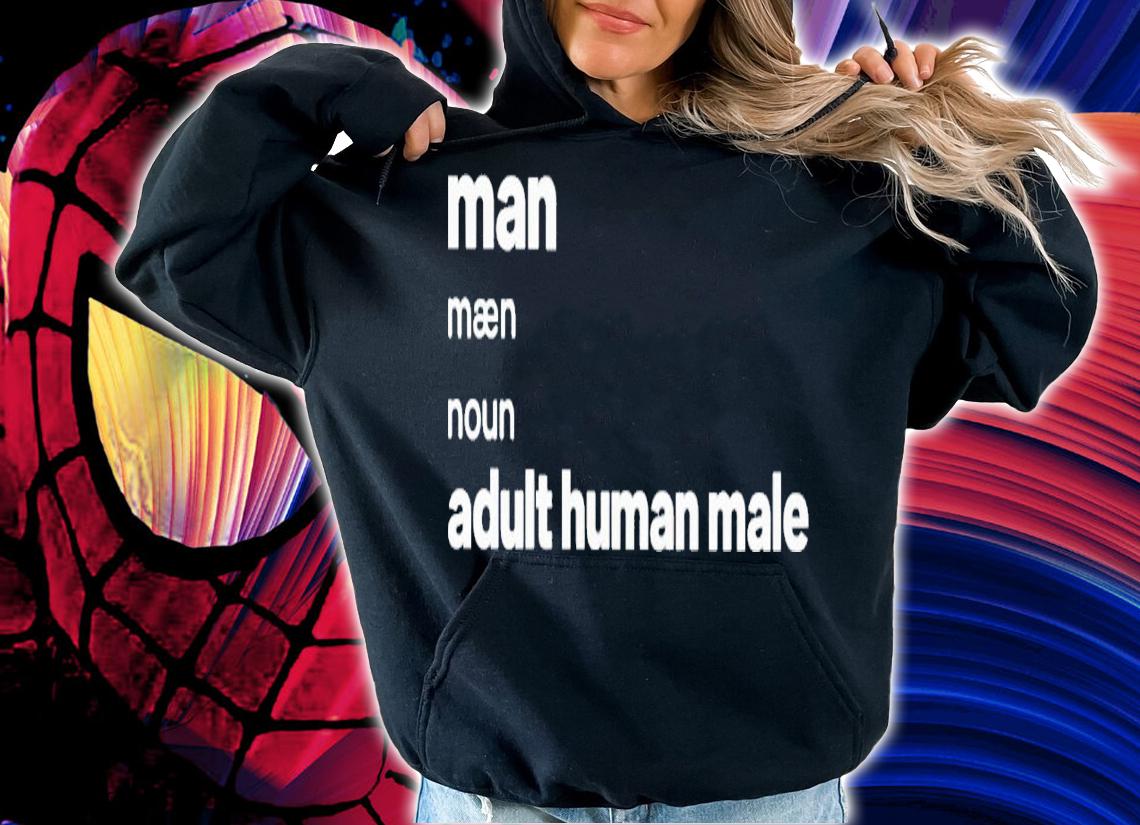 Man adult human male 2023 shirt t-shirt hoodie