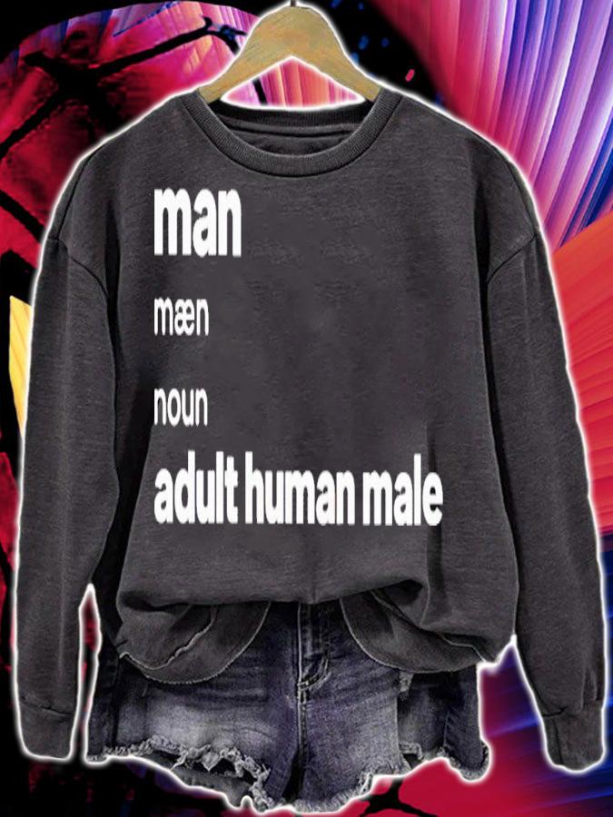 Man adult human male 2023 shirt t-shirt sweatshirt