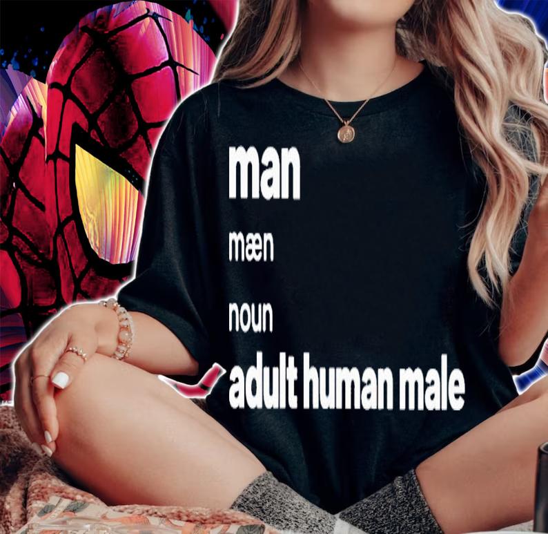 Man adult human male 2023 shirt t-shirt woman shirt