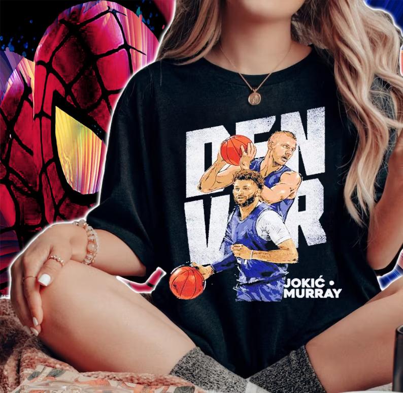 Nikola Jokic And Jamal Murray Denver Duo Basketball Shirt t-shirt woman shirt
