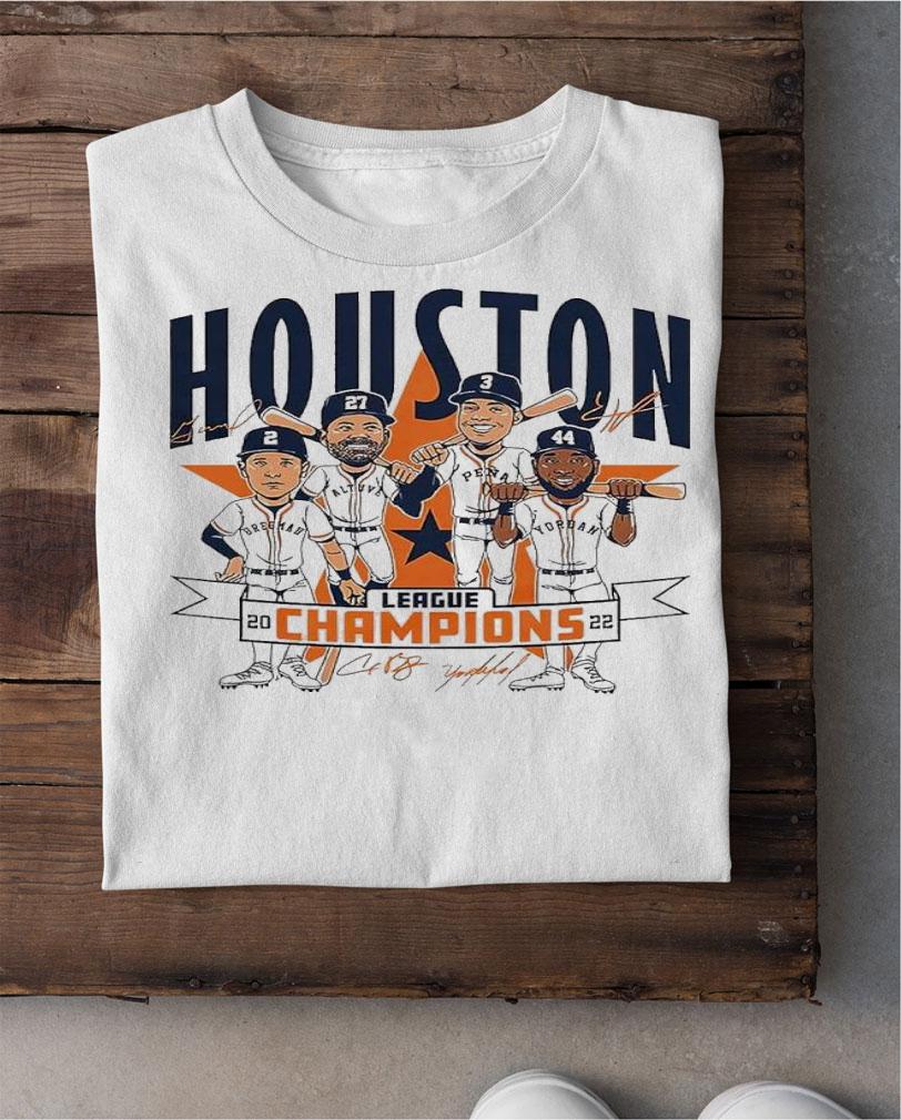 Houston 2022 League Champions caricature shirt t-shirt shirt