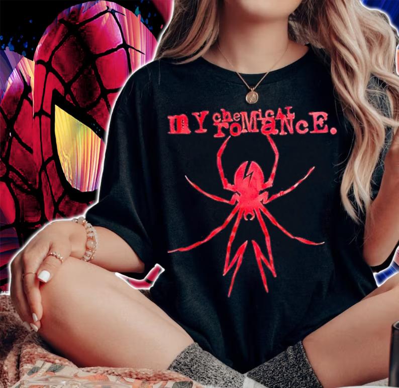 My Chemical Romance Spider Logo Shirt t-shirt woman shirt