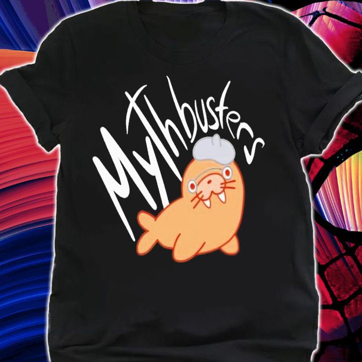 Mythbusters kawaii walrus shirt t-shirt
