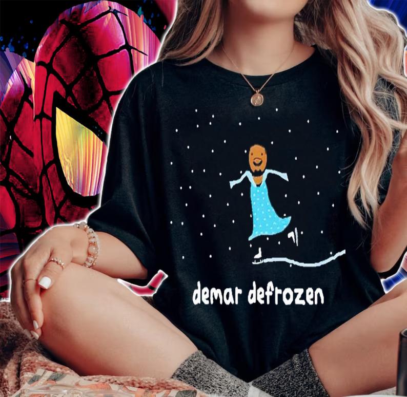 Nba Paint Demar Defrozen shirt t-shirt