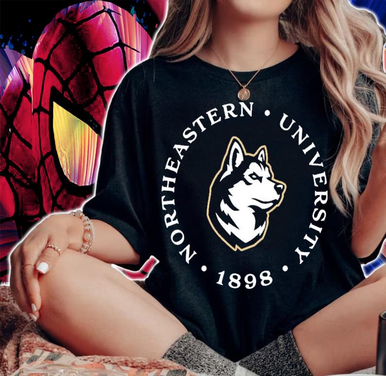 Northeastern Huskies T-Shirt t-shirt woman shirt