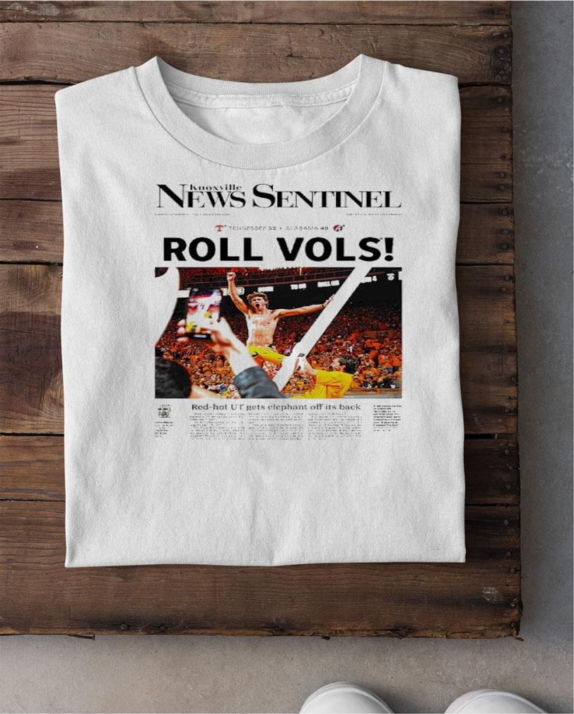 Roll Vols News Sentinel shirt t-shirt
