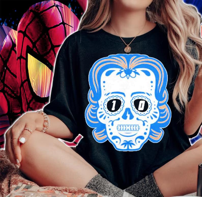 Justin Herbert Sugar Skull Shirt t-shirt