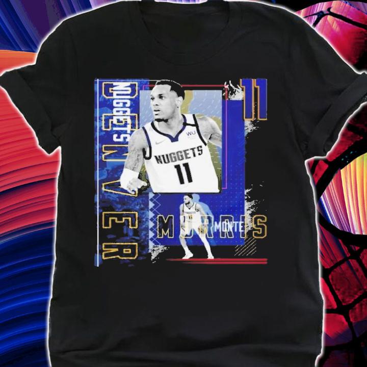 Monte Morris Basketball Paper Poster Nuggets 2 Shirt t-shirt