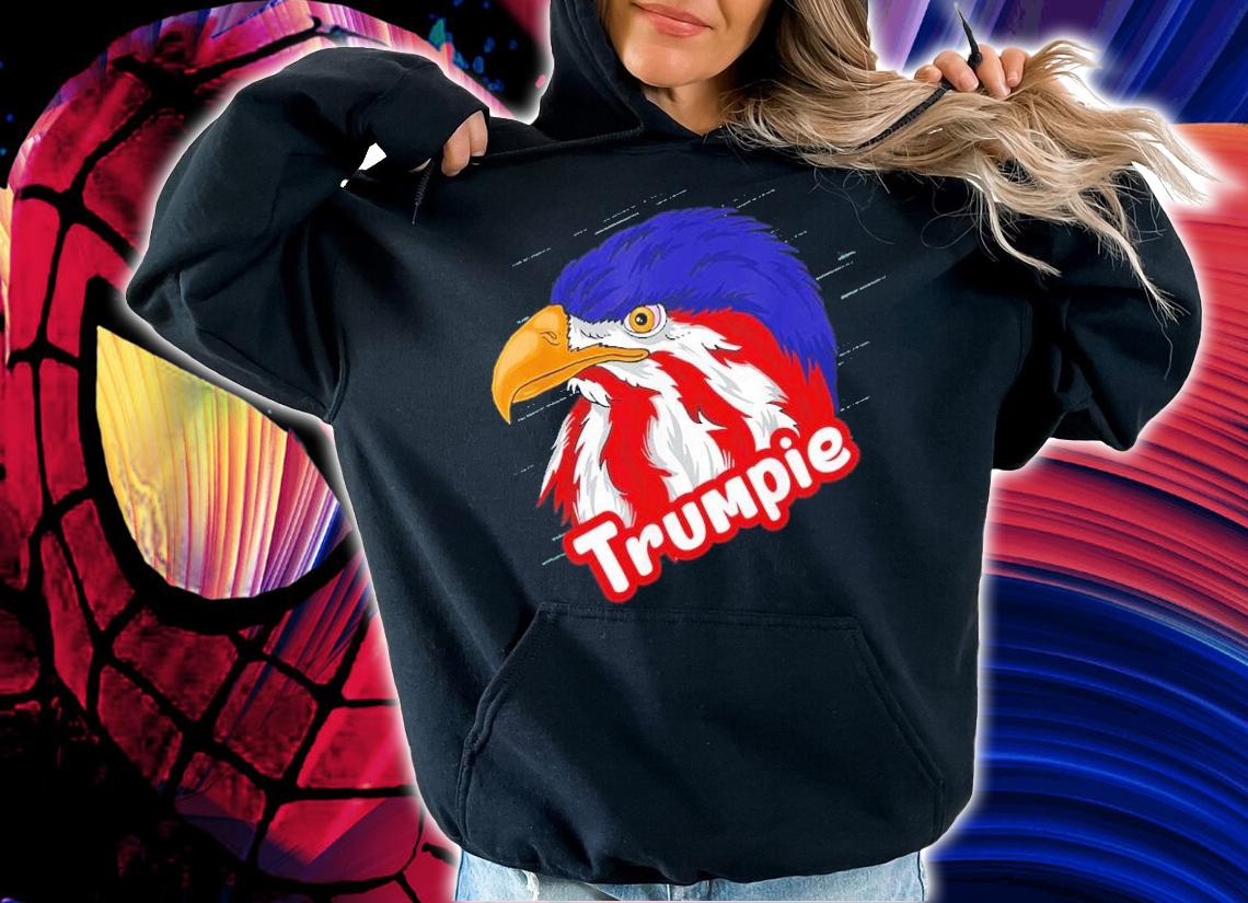 Trumpie Anti Biden American Eagle Flag Shirt t-shirt