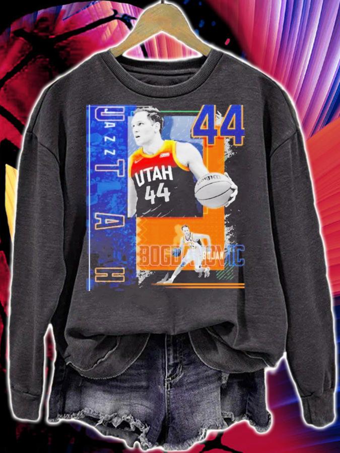 Bojan Bogdanovic Basketball Paper Poster Jazz 2 Shirt t-shirt