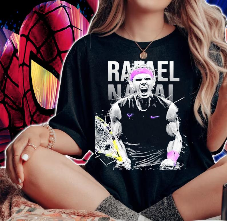 Let's Go Rafael Nadal Logo Tennis Player Vintage Shirt t-shirt woman shirt