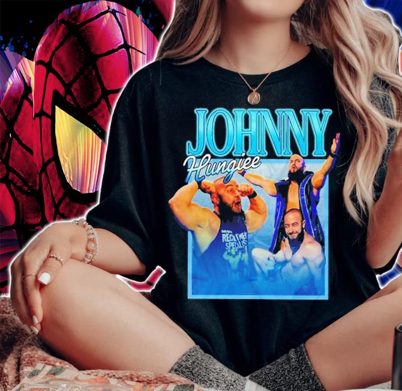 Pro Wrestling All Elite Wrestling Johnny Hungiee AEW Shirt t-shirt woman shirt