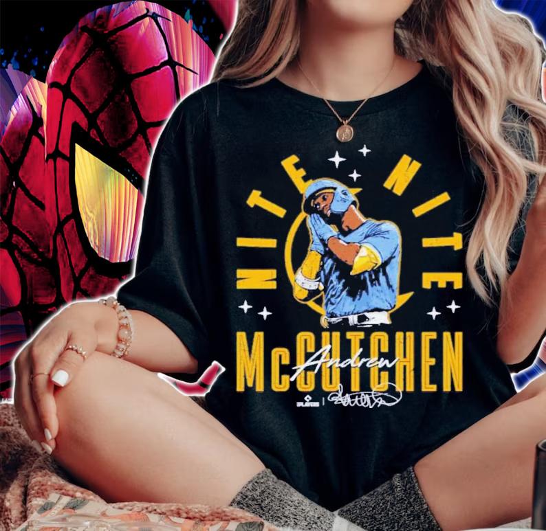 Andrew McCutchen Milwaukee Nite Nite Baseball Shirt t-shirt