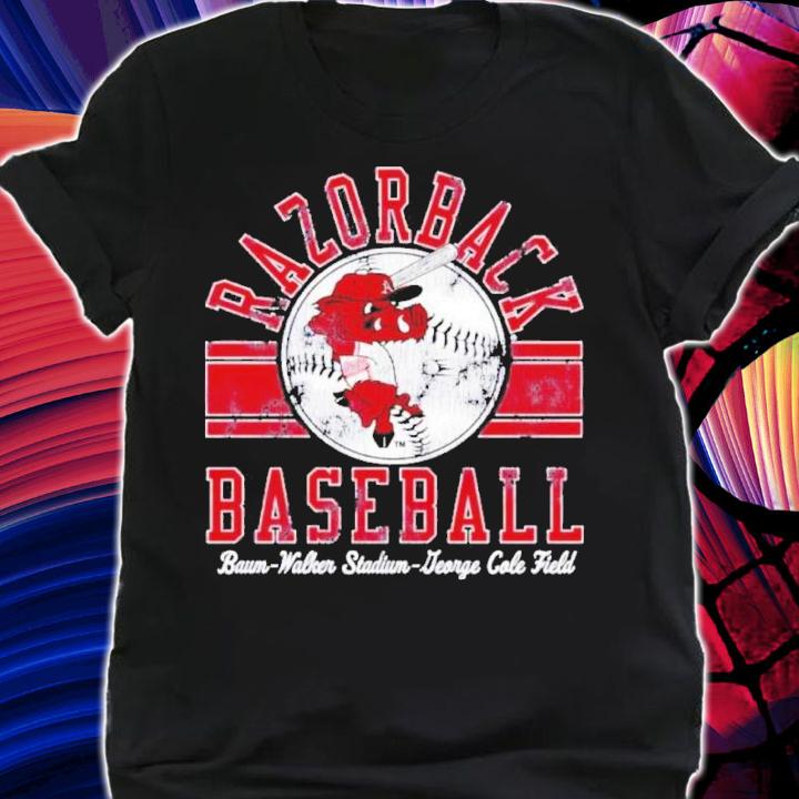 Arkansas Razorback Baseball Baum-Walker Stadium-George Cole Field Shirt t-shirt shirt