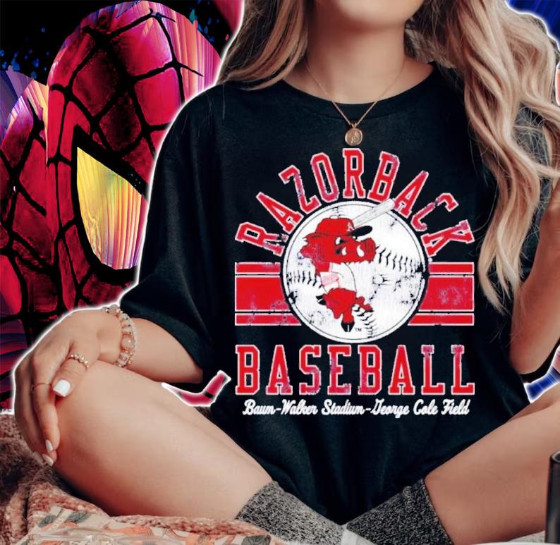 Arkansas Razorback Baseball Baum-Walker Stadium-George Cole Field Shirt t-shirt woman shirt